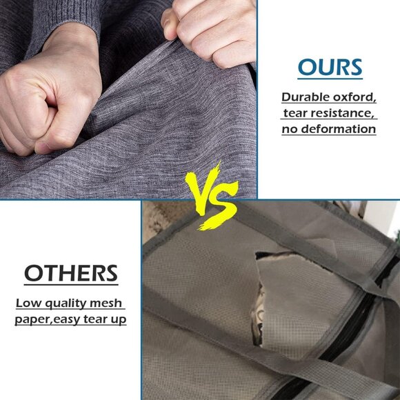 40" Garment Bags for Travel Moving Bags Heavy Duty Hanging Bags for Clothes Stur - Picture 5 of 7